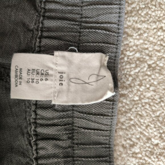 Joie Linen Resort Beach Coastal Relaxed Lightweight Nautical Shorts 6 - Picture 5 of 9